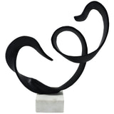Ovidius Decortive Sculpture, Black-Accessories-High Fashion Home