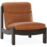 Owen Leather Chair, Maple Brown-Furniture - Chairs-High Fashion Home