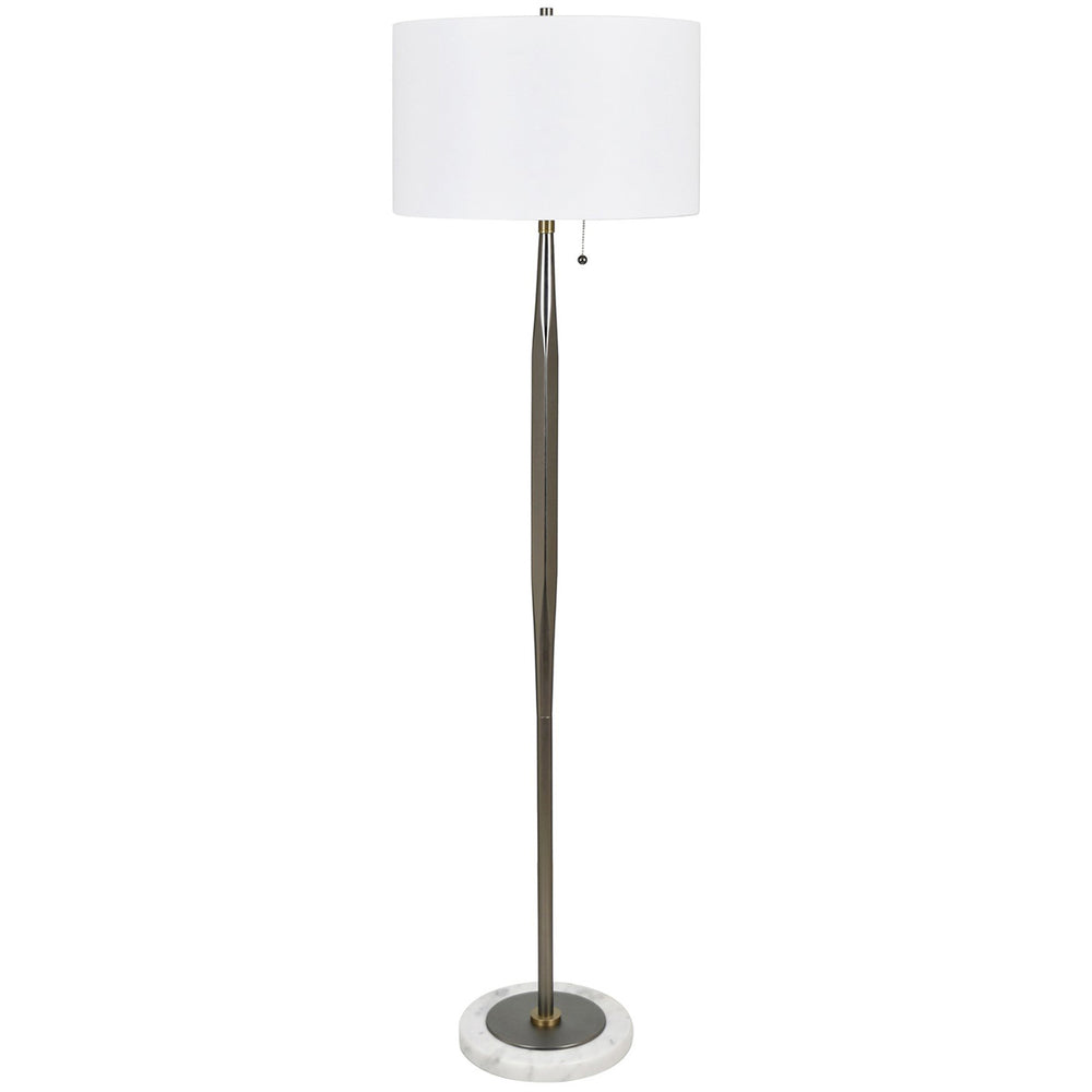 Oxley Floor Lamp, Silver-Lighting-High Fashion Home