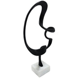 Ozelle Decorative Sculpture, Black-Accessories-High Fashion Home