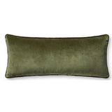 Liza Lumbar Pillow, Dark Green