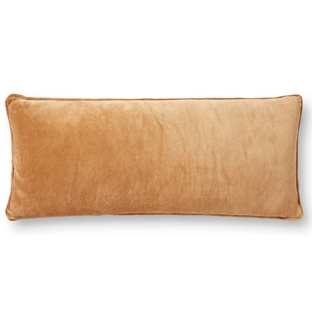 Magnolia Home by Joanna Gaines x Loloi Bolster Pillow, Spice/Natural