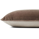 Magnolia Home by Joanna Gaines x Loloi Bolster Pillow, Walnut/Natural