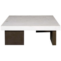 Capistrano Square Cocktail Table, Dark Bronze