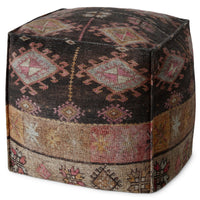Loloi Cube Pouf LPF0033, Multi
