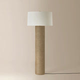 Roan Floor Lamp, Patina Brass