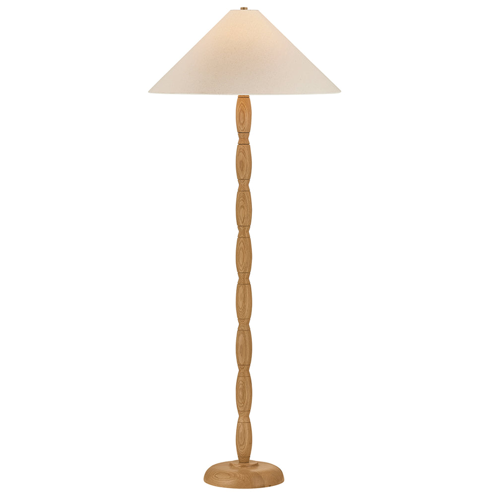 Parrish Floor Lamp, Patina Brass