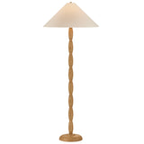 Parrish Floor Lamp, Patina Brass
