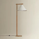 Stoney Floor Lamp, Patina Brass