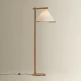 Stoney Floor Lamp, Patina Brass