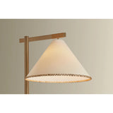Stoney Floor Lamp, Patina Brass