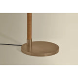 Stoney Floor Lamp, Patina Brass