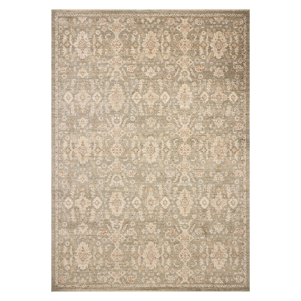 Chris Loves Julia × Loloi Rug Palma PLM-03, Lagoon/Natural