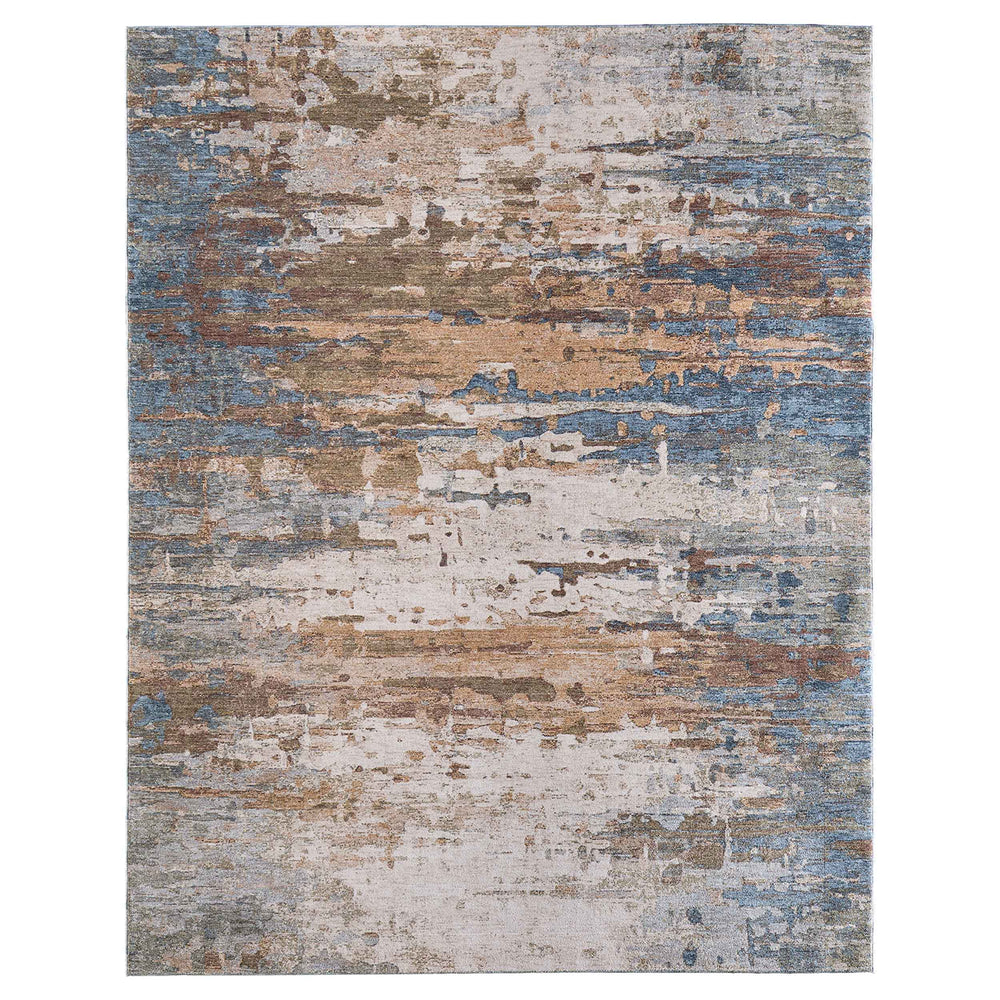 Feizy Rug Pearson 39SCF, Blue/Ivory-Rugs1-High Fashion Home