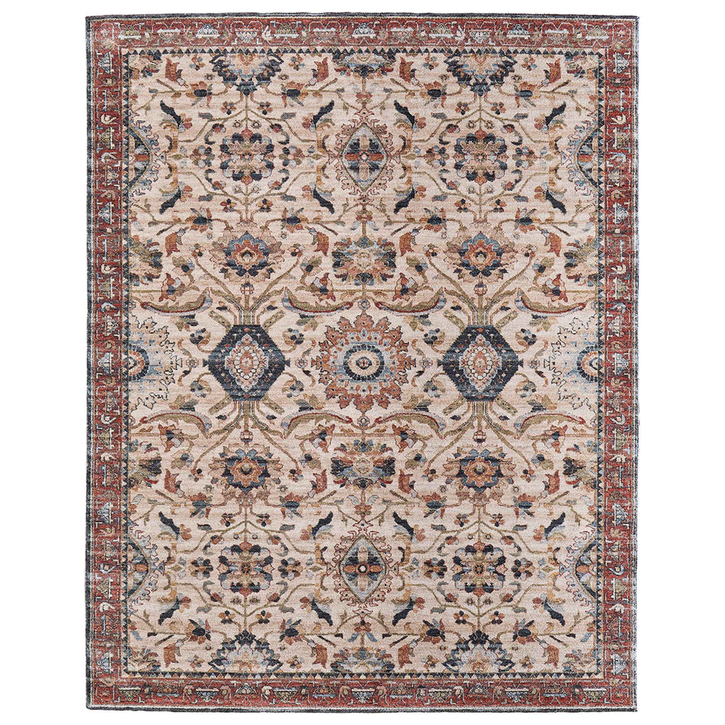 Feizy Rug Pearson 39SGF, Ivory/Red – High Fashion Home