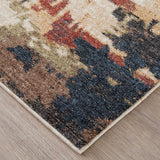 Feizy Rug Pearson 39SQF, Dark Blue/Rust-Rugs1-High Fashion Home