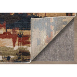 Feizy Rug Pearson 39SQF, Dark Blue/Rust-Rugs1-High Fashion Home