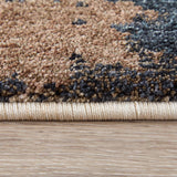 Feizy Rug Pearson 39SQF, Dark Blue/Rust-Rugs1-High Fashion Home