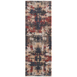 Feizy Rug Pearson 39SQF, Dark Blue/Rust-Rugs1-High Fashion Home