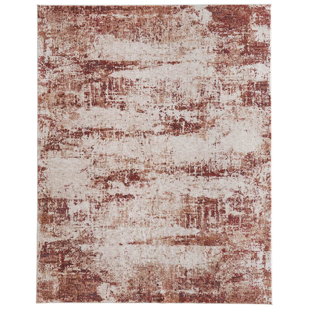 Feizy Rug Pearson 39UEF, Ivory/Rust-Rugs1-High Fashion Home