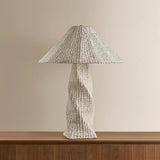 Zaire Table Lamp, Patina Brass