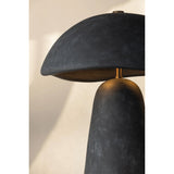 Soloma Table Lamp, Patina Brass/Ceramic Artisan Ash