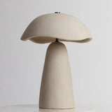 Soloma Table Lamp, Patina Brass/Ceramic Artisan White