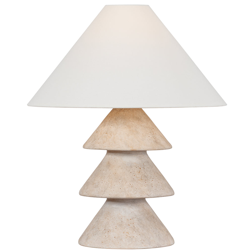 Zettler Table Lamp, Patina Brass/Ceramic Ancient Villa