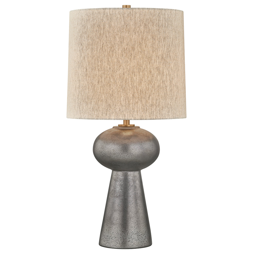 McAlpine Table Lamp, Patina Brass/Ceramic Ancient Bronze