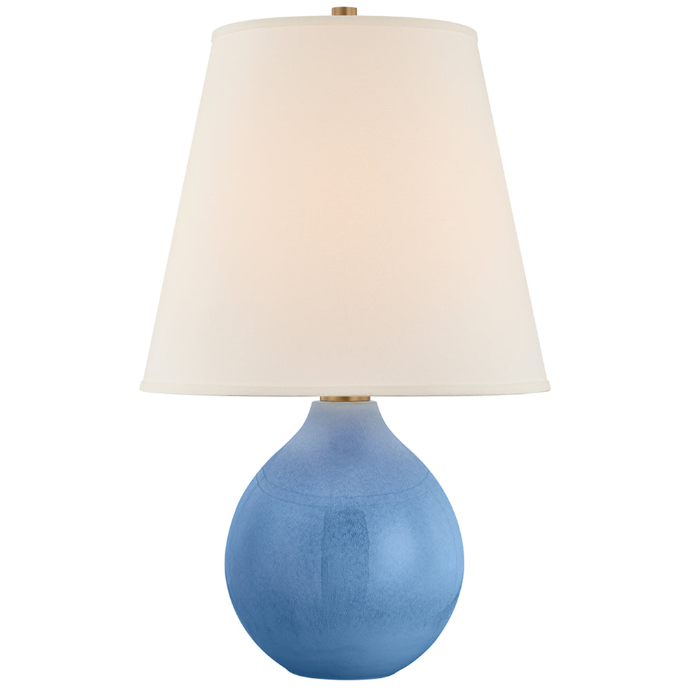 Jarvis Table Lamp, Patina Brass/Ceramic Dappled Lapis