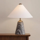 Millbrae Table Lamp, Patina Brass