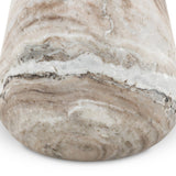 Pablo Outdoor End Table, Sawar Marble by Four Hands