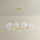 Pacama 13 Light Chandelier, Aged Brass