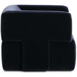 Pacey Swivel Chair, Monte Navy by Four Hands-Furniture - Chairs-High Fashion Home