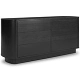 Paden 6 Drawer Dresser, Aged Black by Four Hands