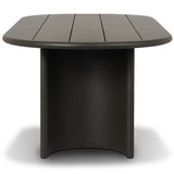 Paden 94" Outdoor Metal Dining Table, Bronze by Four hands-Furniture - Outdoor-High Fashion Home
