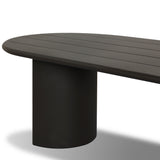 Paden 94" Outdoor Metal Dining Table, Bronze by Four hands-Furniture - Outdoor-High Fashion Home