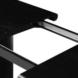 Paden Extension Dining Table, Aged Black by Four Hands-Furniture - Dining-High Fashion Home