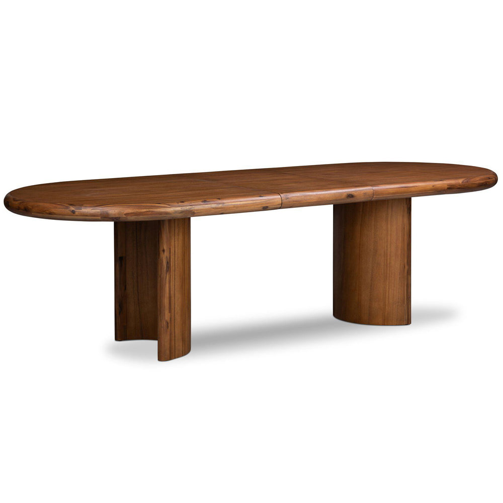 Paden Extension Dining Table, Sandy Acacia by Four Hands-Furniture - Dining-High Fashion Home