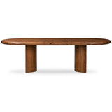 Paden Extension Dining Table, Sandy Acacia by Four Hands-Furniture - Dining-High Fashion Home