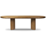 Paden Extension Dining Table, Seasoned Brown Acacia by Four Hands-Furniture - Dining-High Fashion Home