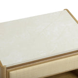 Paige 2 Drawer Nightstand, Natural-Furniture - Bedroom-High Fashion Home