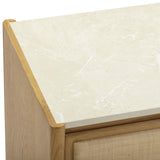 Paige 6 Drawer Dresser, Natural-Furniture - Storage-High Fashion Home