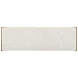 Paige Console Desk, Natural-Furniture - Office-High Fashion Home