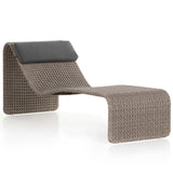 Paige Outdoor Woven Chaise by Four Hands