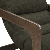 Palma Textured Weave Chair, Forest Green