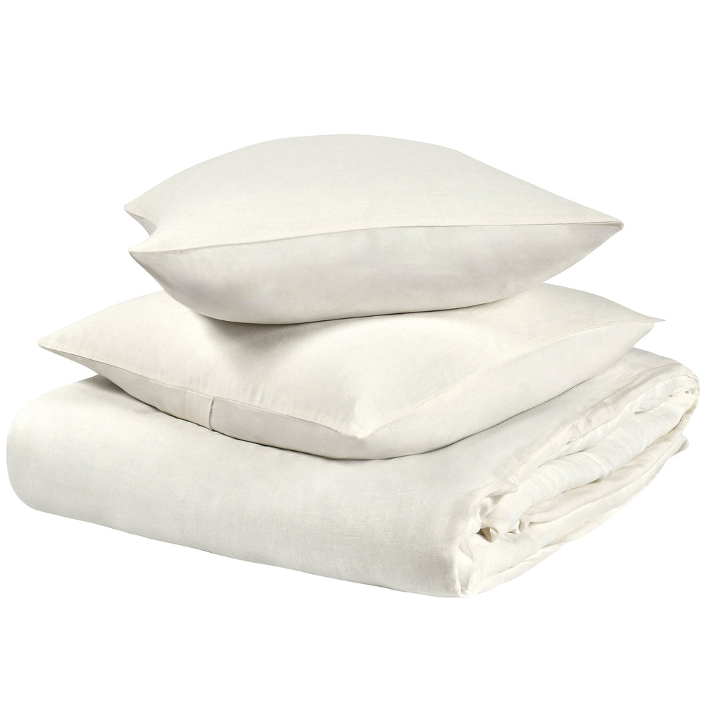 Paloma Duvet Set, Ivory-Accessories-High Fashion Home