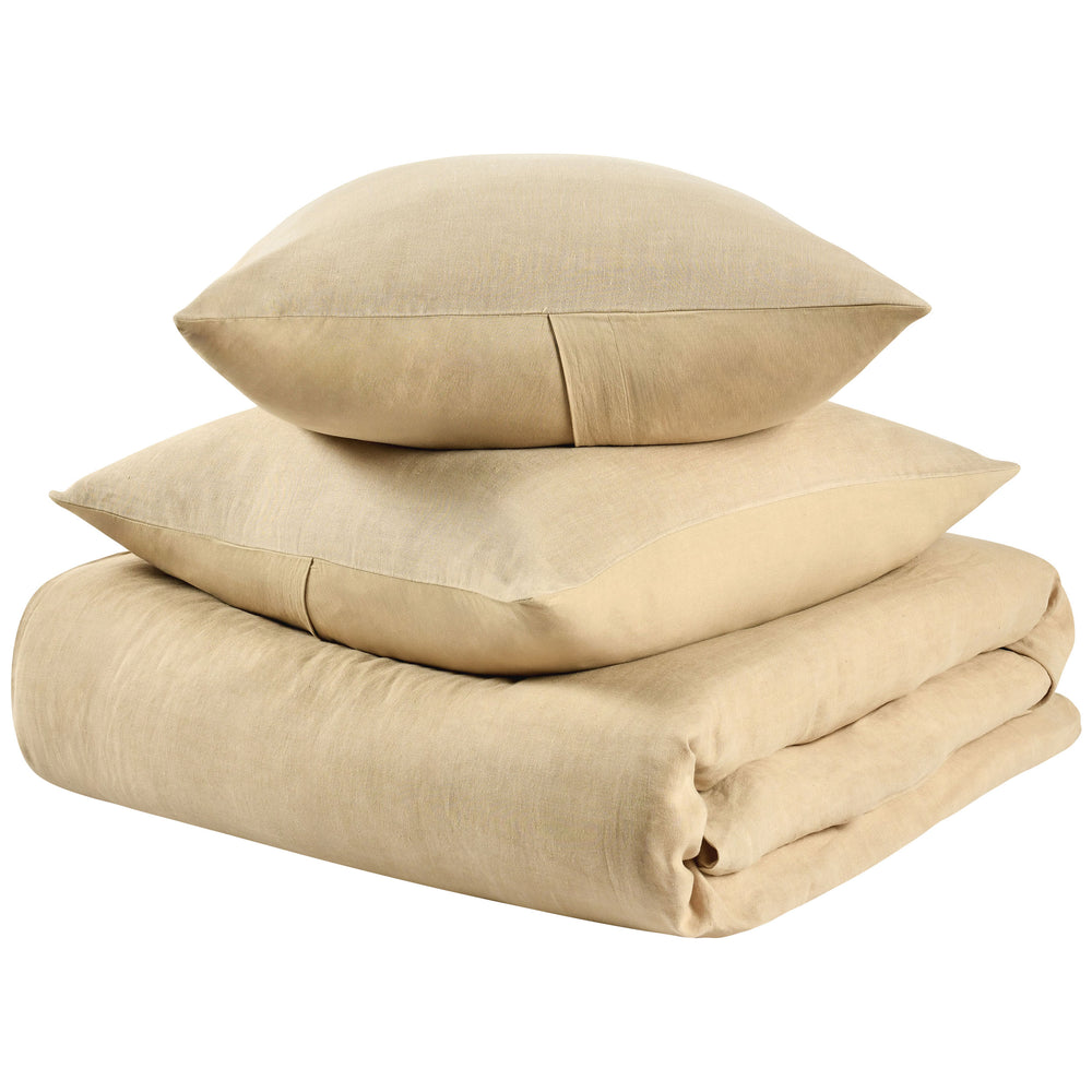 Paloma Duvet Set, Ochre-Accessories-High Fashion Home