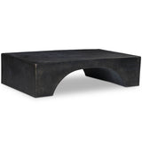 Palumbo Outdoor Coffee Table, Distressed Bronze by Four Hands