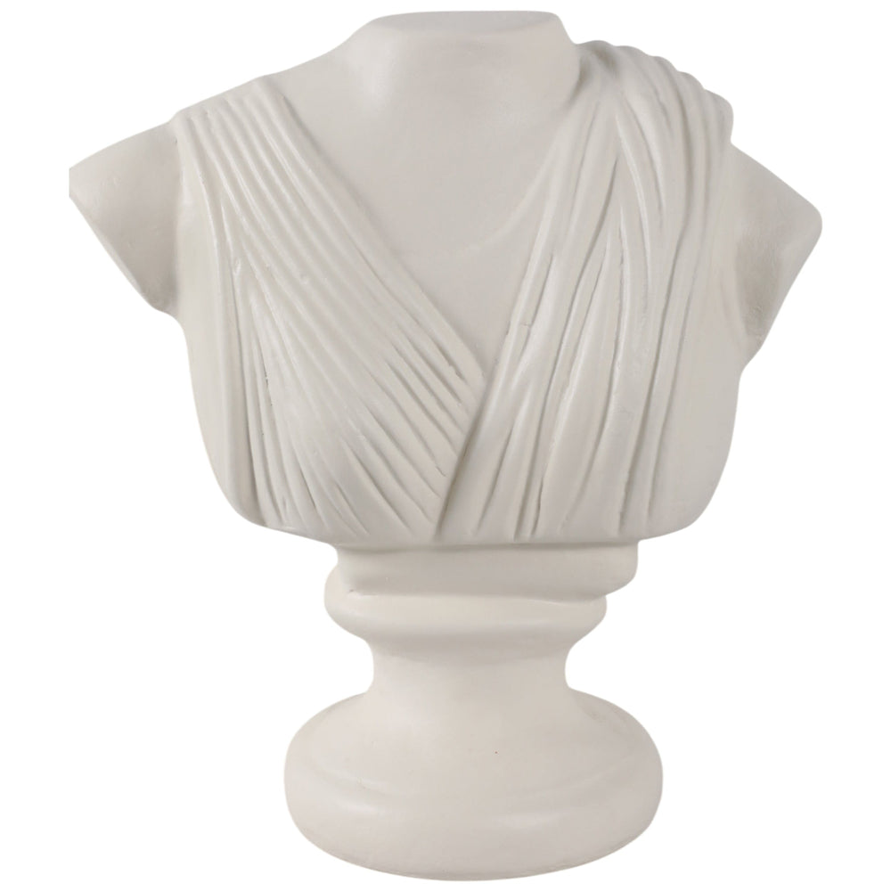 Paper Mache Bust, Ivory-Accessories-High Fashion Home